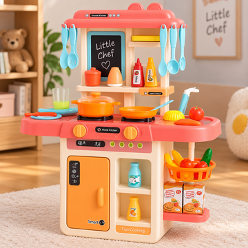 Little Chef All-in-1 Kitchen Playset – Pretend Play Kitchen Set