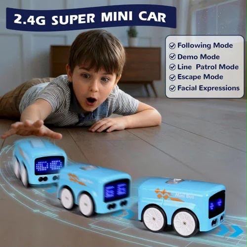 2.4G Super Mini Car – Interactive RC Mini Bus with LED Expressions