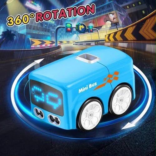 2.4G Super Mini Car – Interactive RC Mini Bus with LED Expressions