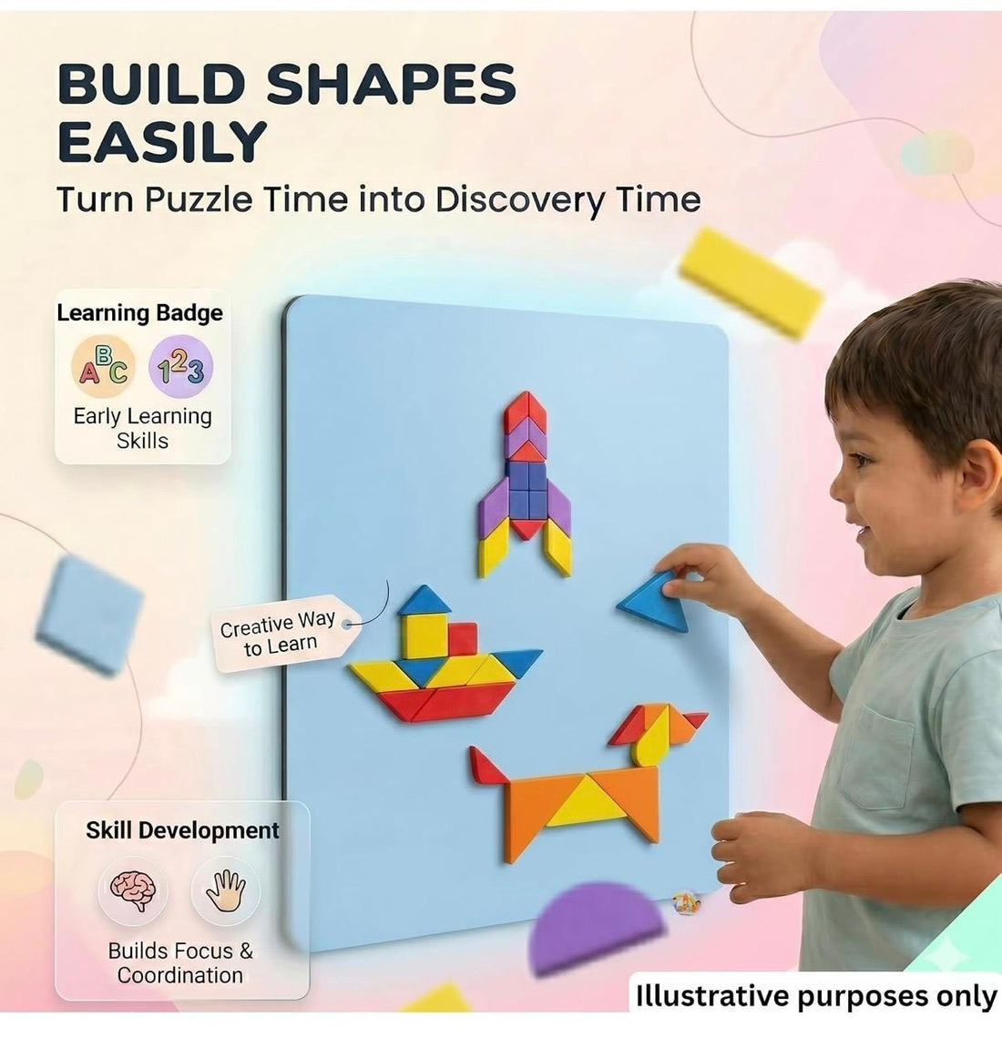 Magnetic Writeable Activity Wall for Kids