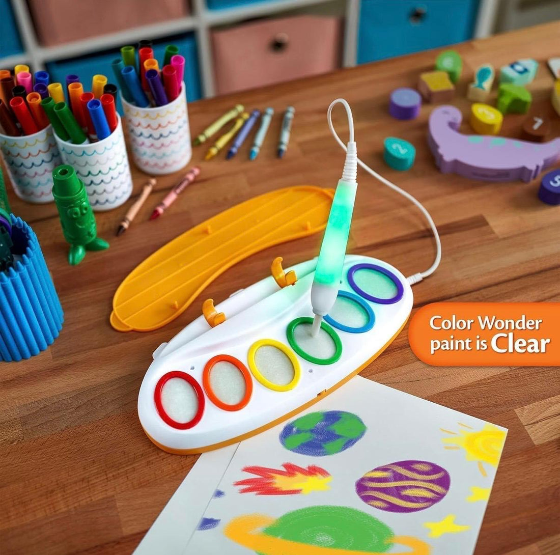 Mess Free Magic Light Brush Painting set for kids