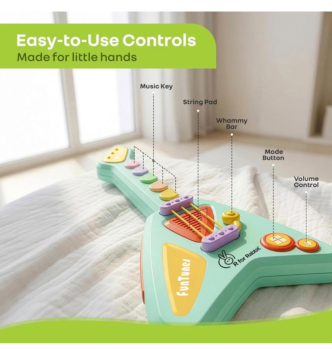 Electric Guitar Musical Toy for Little Rockstars
