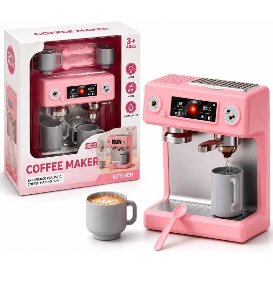 Little Barista Coffee Maker - Pretend Play Kitchen Set